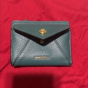 Nine West Teal Envelope Wallet